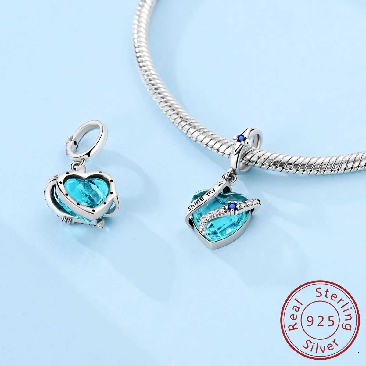 925 Sterling Sier Dangle Charms Turtle Vacuum Cup Fit Bracelet Bead DIY Wan Jewelry Y251212