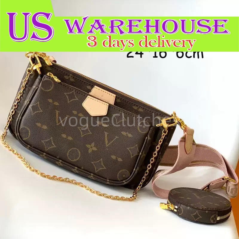 10A lvs bag Multi Pochette Makeup Bag Vanity Chain Pouch Pochette Accessoires Catchy M47125 designer bag Elegant Vanity Case Collection Spacious Beauty Organizer
