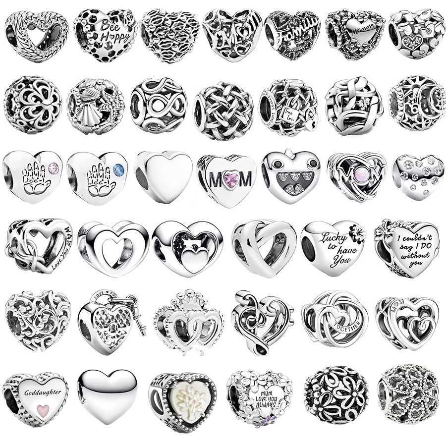 Authentic Sier-Plated Entwi Infinite sDiamond M Daisy Charm Beads Fit DIY Bracelet Jewelry Y251212