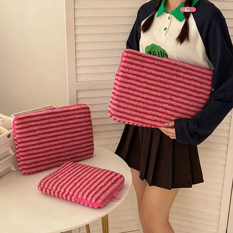 New Soft Plush Liner Bag Tablet Laptop Case for Macbook Air Pro 13 Lenovo Microsoft Surface 123 Xiaomi Huawei Notebook CoverT251212