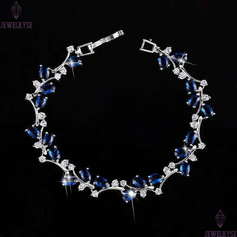 luxury fashion bracelets designer for woman jewelry charm bracelet silver white green ruby sapphire AAA cubic zirconia brass womens valentines day gif