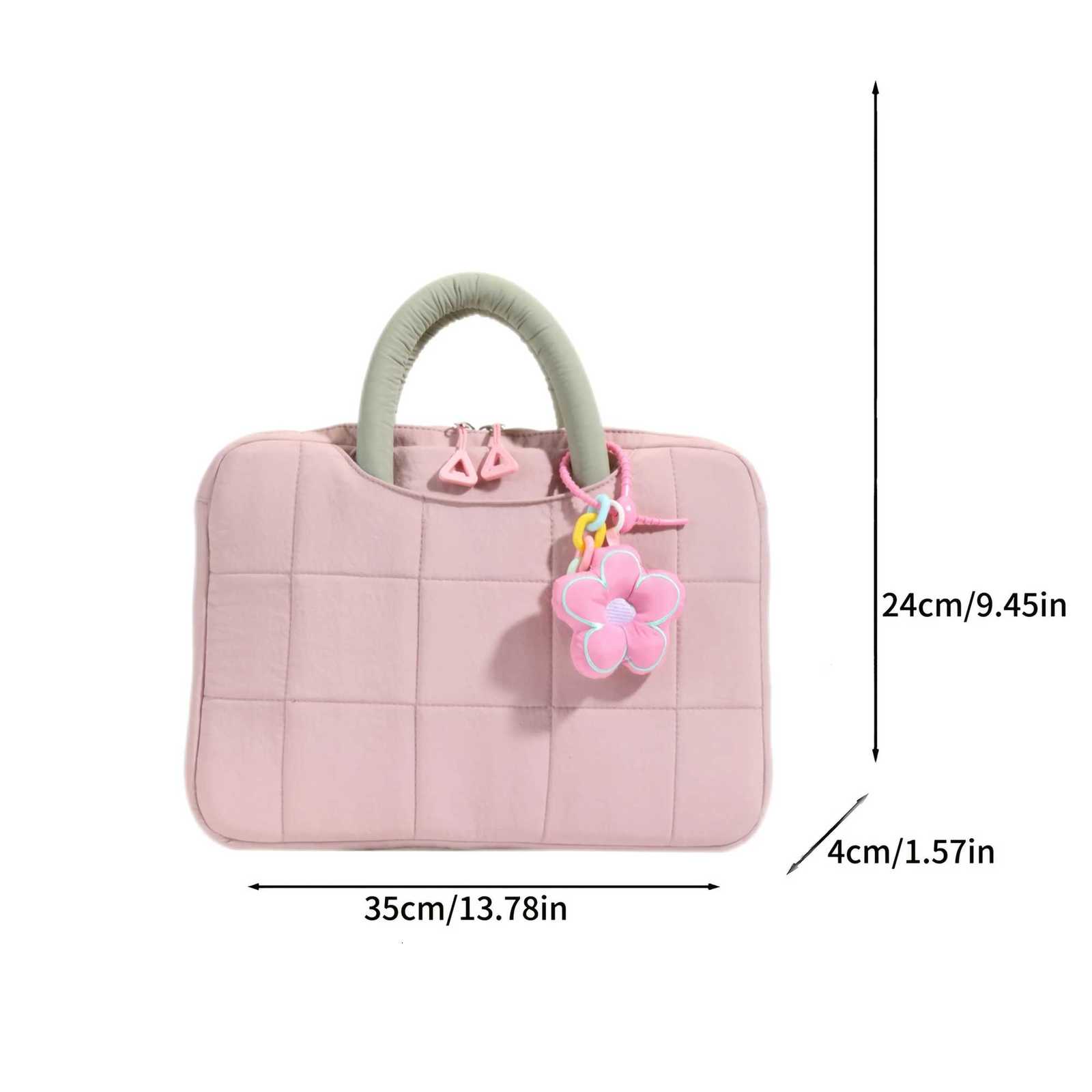 TSA Laptop Bag for Women 14 Notebook 10 Tablet Compartment Lightweight Durable Stylish Tote for Work School TravelT251212