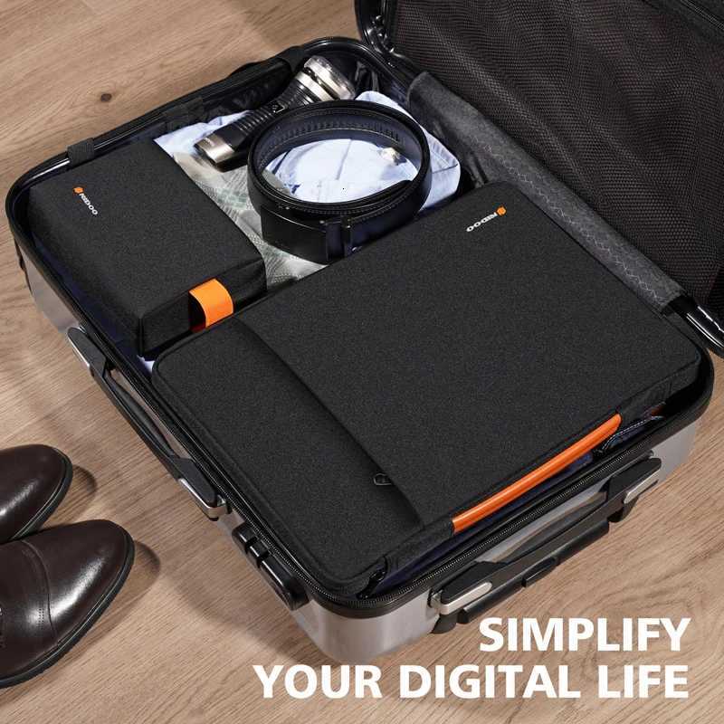 NIDOO Laptop Bag Case 133 14 15 Inch Waterproof Notebook Bag Sleeve For Macbook Case M1 Air Pro 13 15 Huawei Handbag BriefcaseT251212