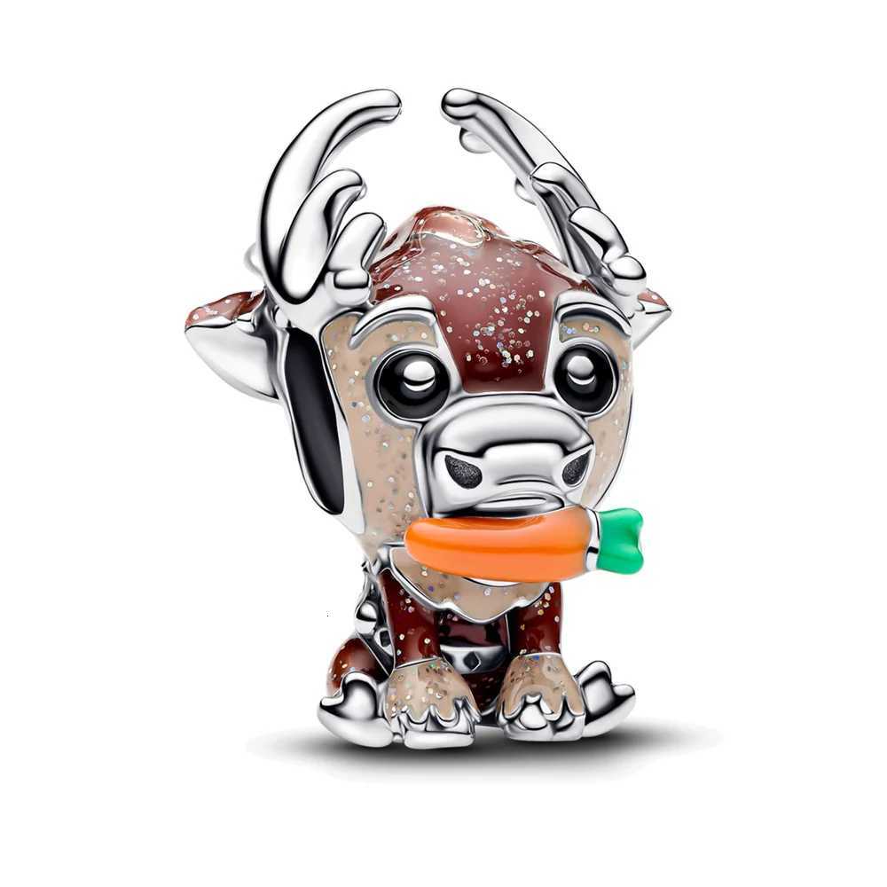 Sparkling Christmas Charms Bell Moon Beads Pendants Fit Pan Bracelet Necklace DIY Wen Jewelry New Year Gift Y251212