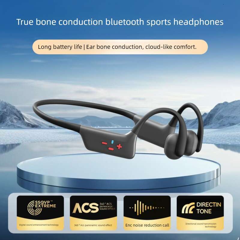 New Private Model S Bone Conduction Noise Reduction HD Sound Waterproof Sports Swimming Bluetooth Headphones Wholesale