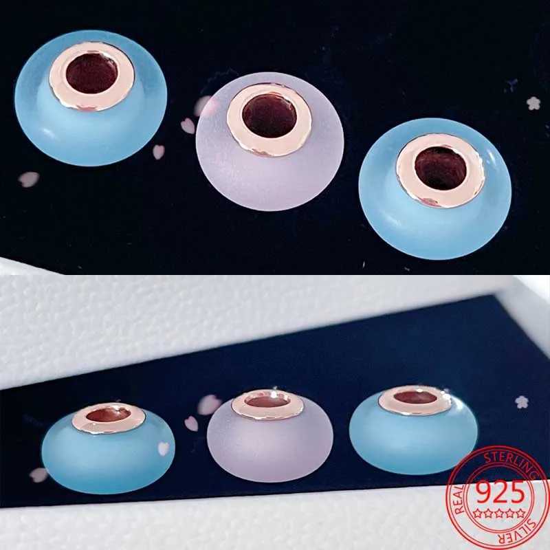 Nostalgic 925 Sier Dumbbells MotorcyclesNatural Pearl ShellssFrosted Mura Charm Fit DIY Bracelet Jewelry Y251212