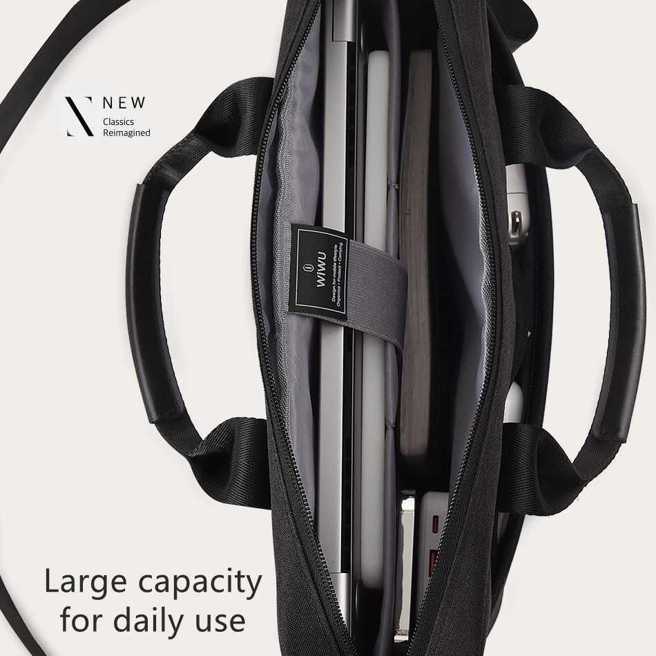 WiWU New Laptop Messenger Bag for MacBook Air 136 153 2023 14 16 inch Waterproof Notebook Bag MateBook X Pro Laptop Bag 156T251212