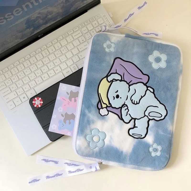 Ins Cute Tie-dye Laptop Sleeve 133 136 14 156 Inch For Macbook Air 15 Pro16 ASUS Samsung Ipad 105 11 Portable Tablet pouchT251212