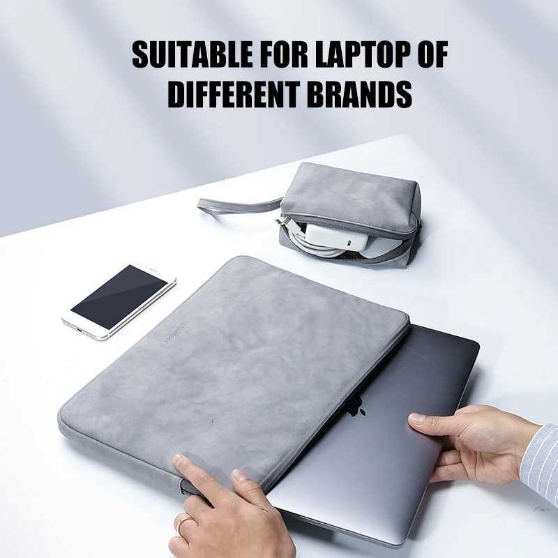 Laptop Sleeve Case 13 14 154 156 Inch HP DELL Notebook bag Carrying Bag for XiaoMi Macbook Air Pro 133 Shockproof cover CaseT251212