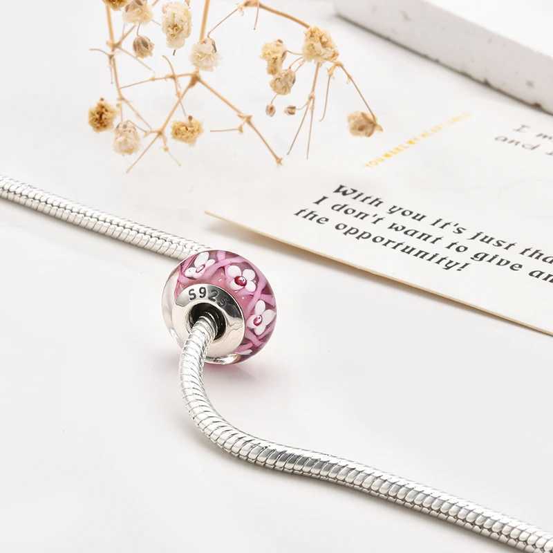 2025New wer Murano Charm Beads Dangle Fit Sier Bracelet Necklace Beads For Diy Jewelry Wen Gift Y251212