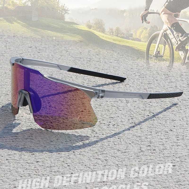 1/2/8pcs bicycle glasses outdoor sunglasses mens and womens sports goggles UV400 bicycle glasses frameless gift for friends G251212