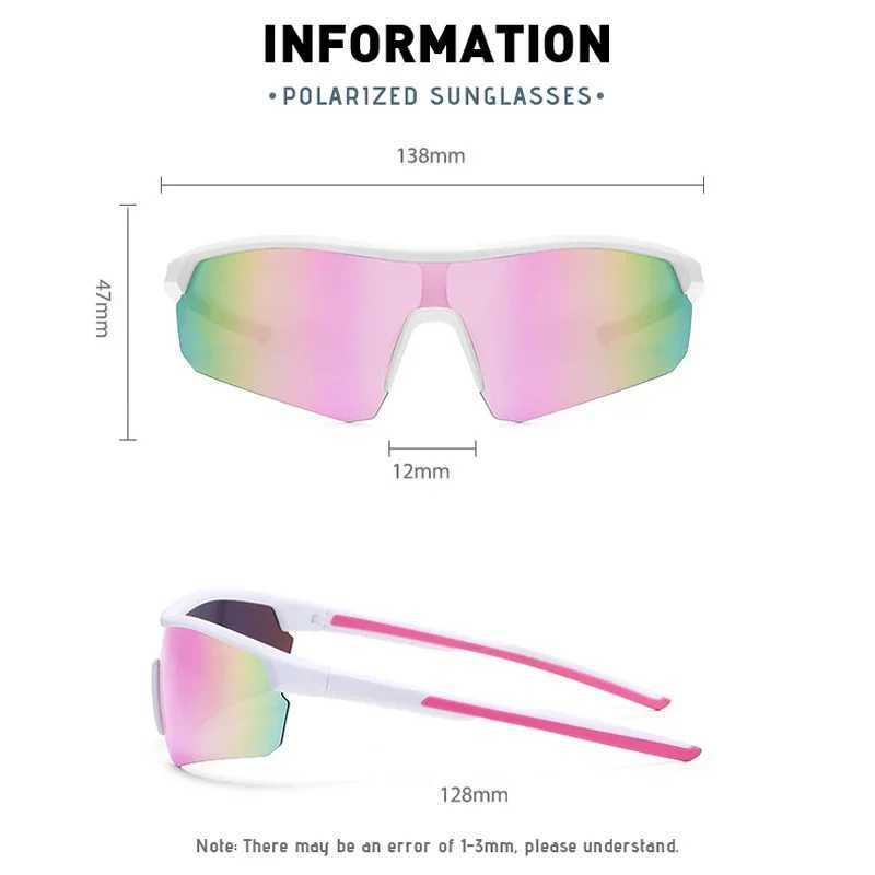 Childrens Outdoor Cycling Sunglasses TR90 UV Resistant Polarized Sports Bike Hiking Climbing Tourism Glasses for Kids 5-13 G251212