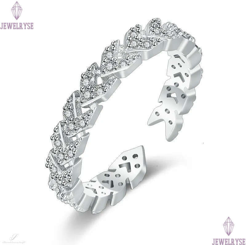 korean fashion simple CZ crystal band rings jewelry for women open ajustable triangle zircon silver rose gold elegant love ring