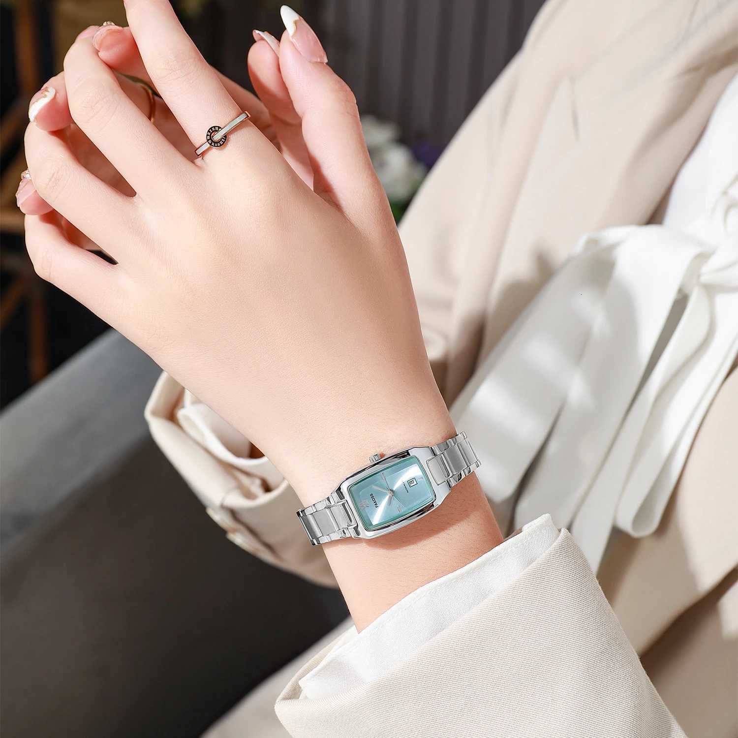 WWOOR 2025 Fashion New Womens Watches Waterproof Ladies Quartz Watch Luxury Simple Stainless Steel Bracelet Watch Reloj mujer Y251212