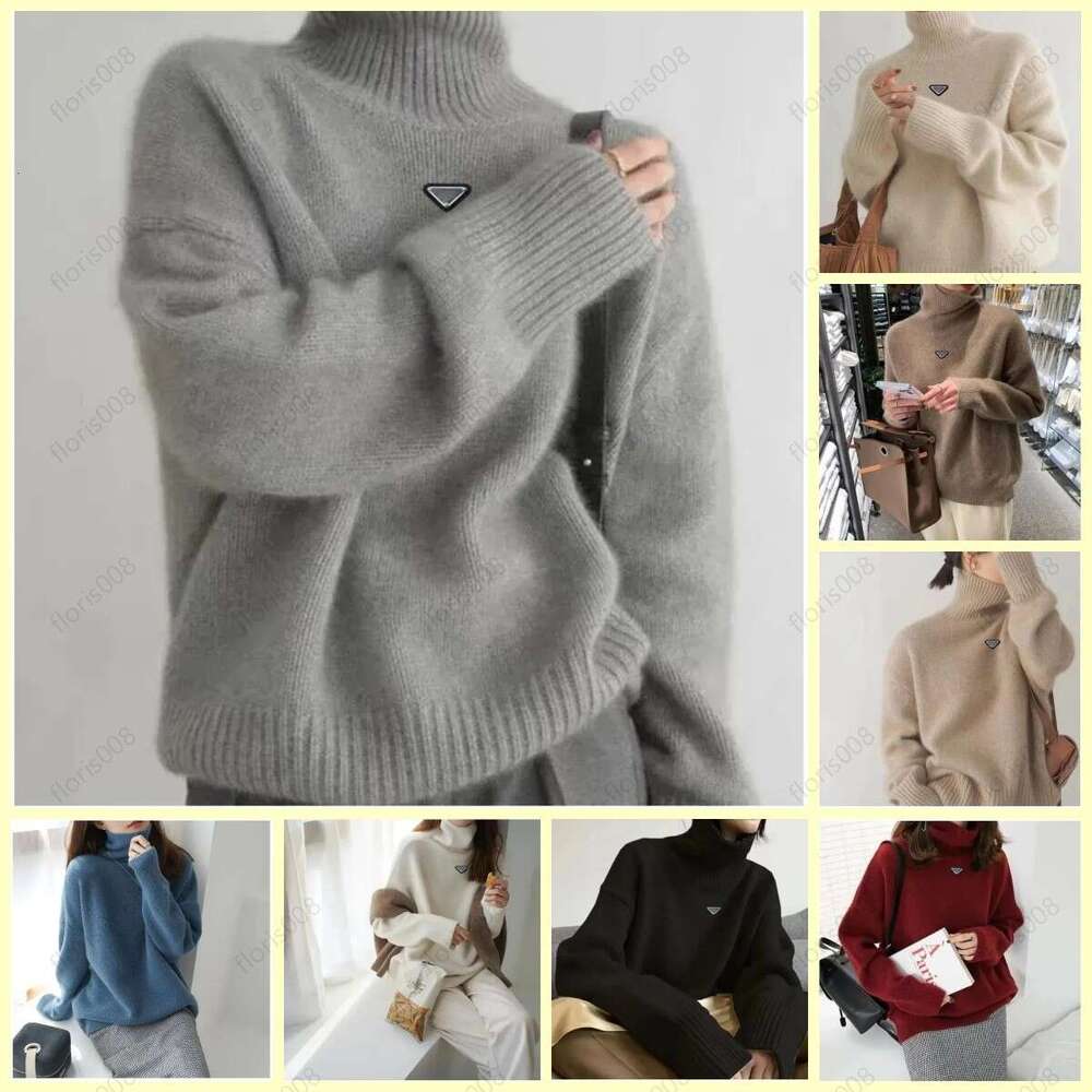 Luxury Women Sweaters Delicate Embroidered Sweater Woman Autumn And Winter Slim Large Undershirt Students Han Version Of Long-sleeved Sweaters y01