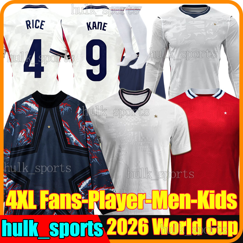 5XL 26/27 eNGLanD KANE soccer jerseys 2026 World Cup RICE EZE BOWEN RASHFORD ROGERS KONSA GUEHI HENDERSON BURN PICKFORD men women kids kit socks sets football shirts