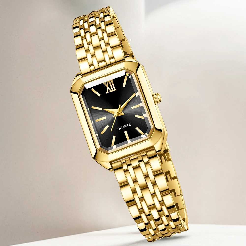 6PC Womens Casual Elegant Lines Scale Dial Quartz Watch Bracelet Necklace Earrings Jewelry Set Suitable for Daily Clothing Wear Y251212