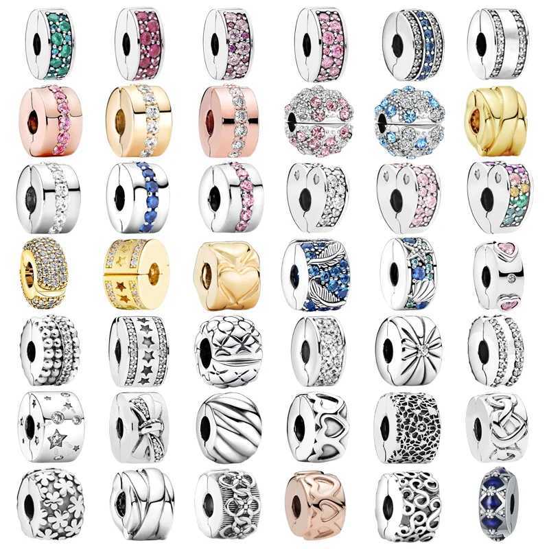 Hot S Fine With buckle series Charm Bead Plating 925 Sier plicable to Jewelry DIY Jewelry Making For Wen Gift Y251212