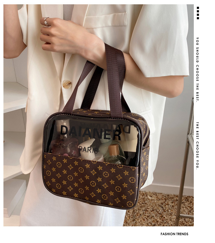 Makeup bag waterproof toiletry bag 2025 new model high-end large capacity storage bag portable cosmetics