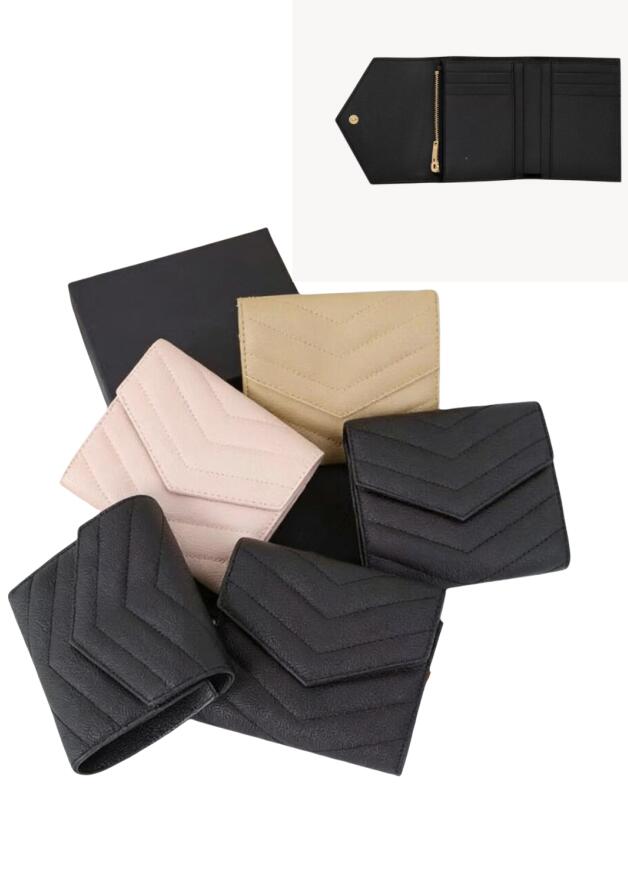 luxury designer Coins purse women Multicolor zipper pocket Mini Compact Wallet Key Coin Card Holder Case Accessoires Wallets