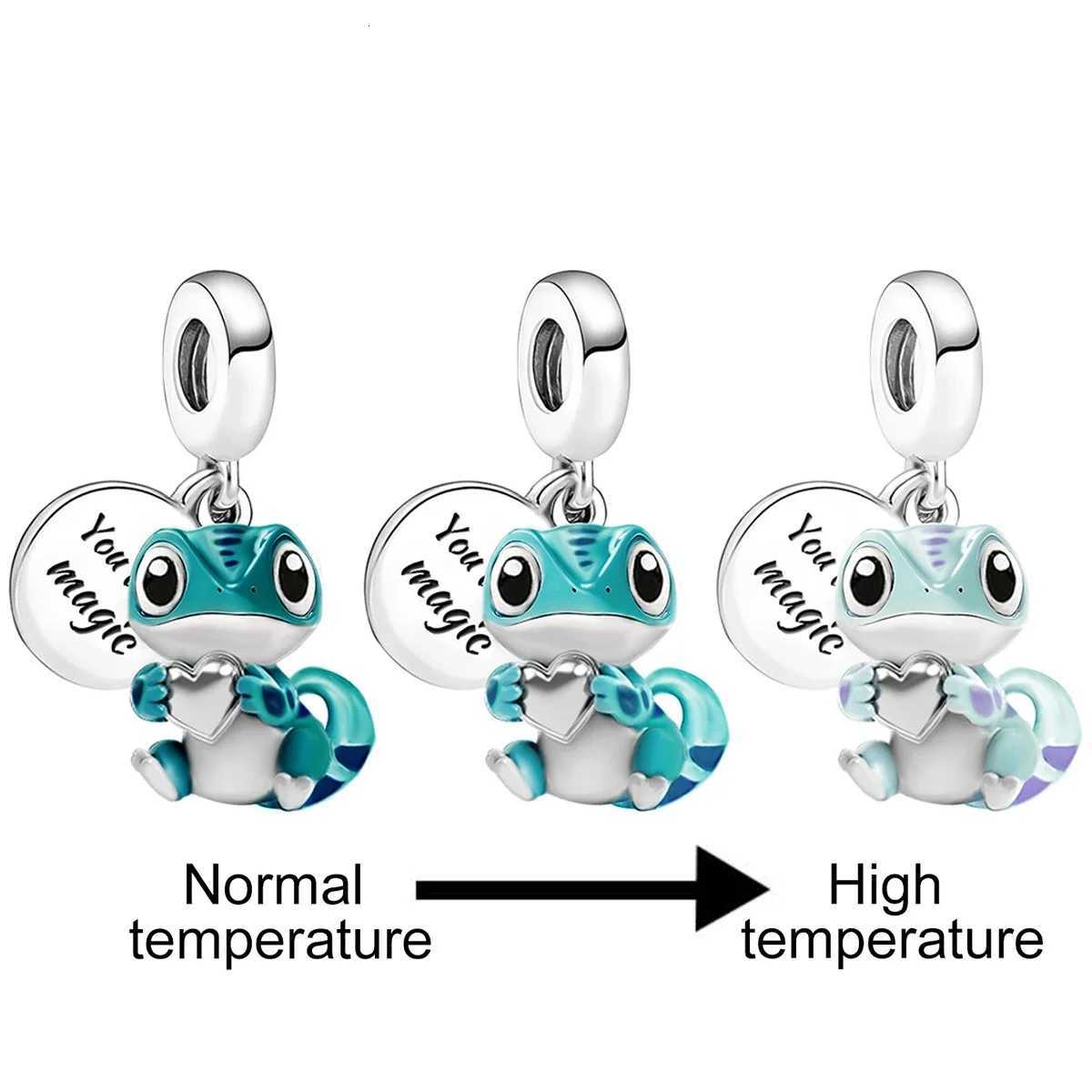 925 Sterling Sier Dumbbell Cute Dog Charms Beads Fit Diy Bracelet Bangle Making Gift Of High Quty Jewelry Y251212