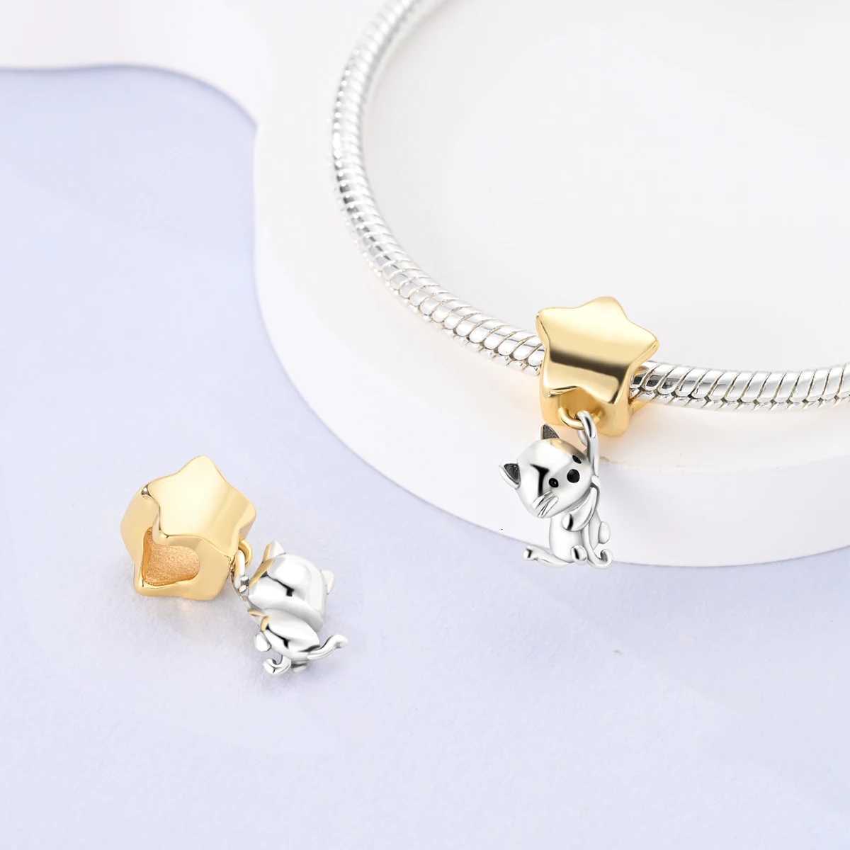 Dog Pet Charms 925 Sier Doggy P French Bldog Bones Beads fit Bracelet DIY Fine Jewelry Y251212