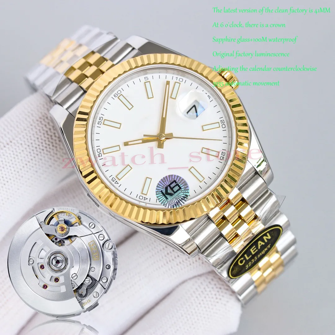 Top Mens Watch Designer Automatic Mechanical Watch C Factory 3235 Movement 100 meter Waterproof Luminescent 904L Stainless Steel Top Quality Super Clone Watch c