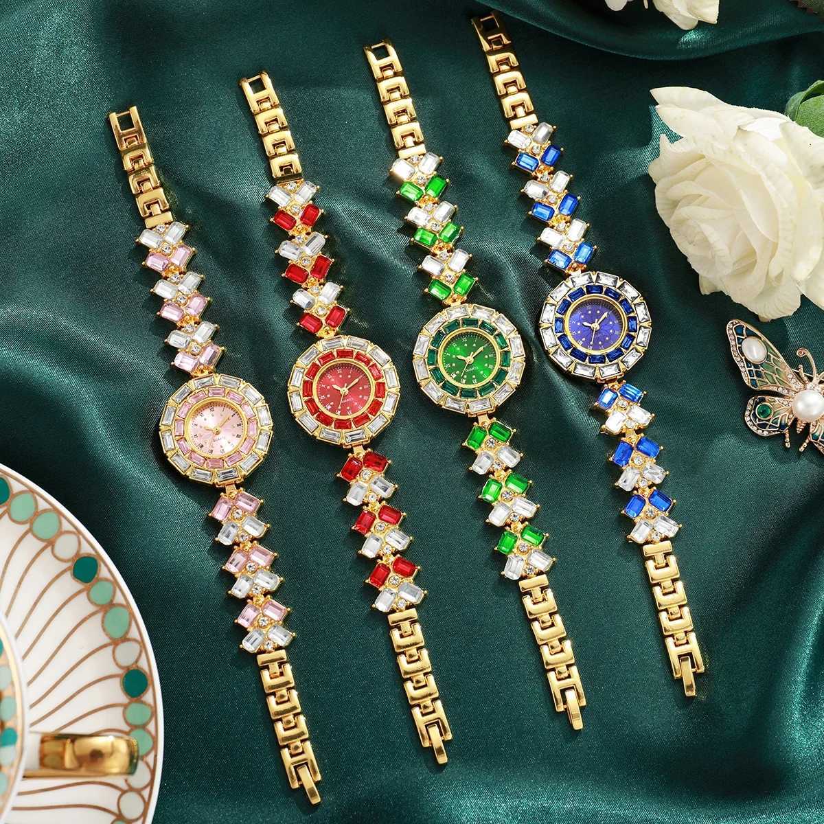 1PC Surprise Mystery Watch Blind Box-Luxury Rhinestone Bracelet Band Women Quartz Watches Reloj MujerWithout Box Y251212
