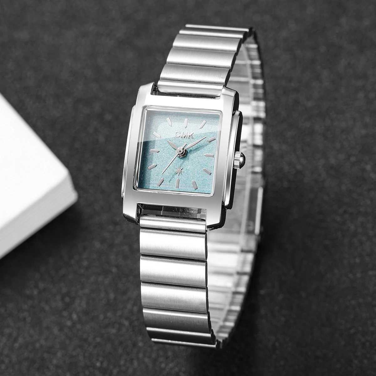 Fashion Square Dial Women Watches Ultra-thin Band Ladies Quartz Wristwatch Reloj Mujer Girls Clock GiftWithout Box Y251212