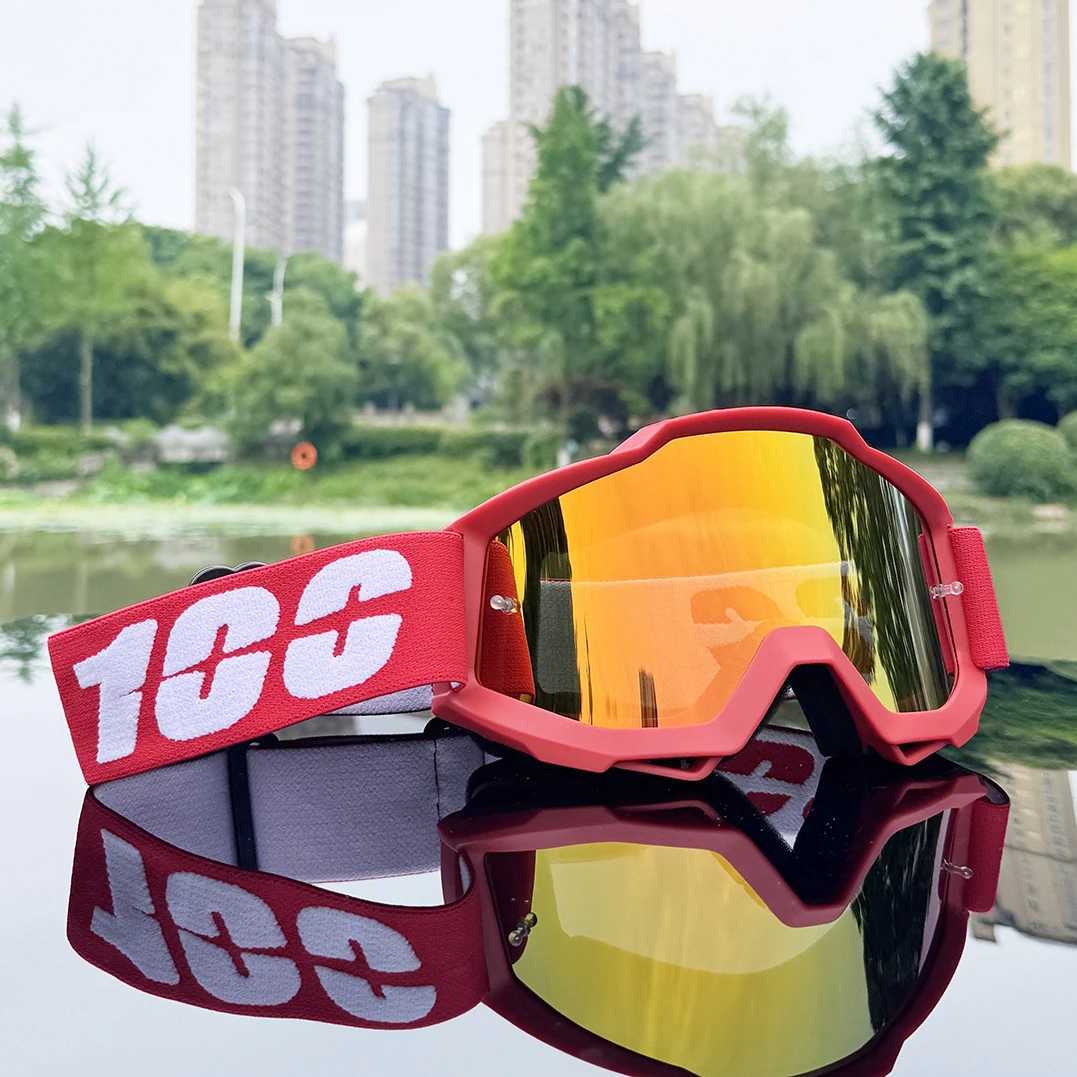 High Quality 100 Motorcycle Goggles Motocross Goggles Racing Dirt Bike Glasses Cycling MTB ATV Mask Windproof Protection Glasses G251212