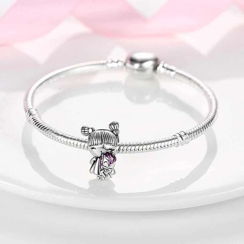 Fashion 925 Sterling Sier Best Friend Sister Daisy Per DIY Fine Beads Fit Pendant Wen Bracelet Accories Gift Y251212