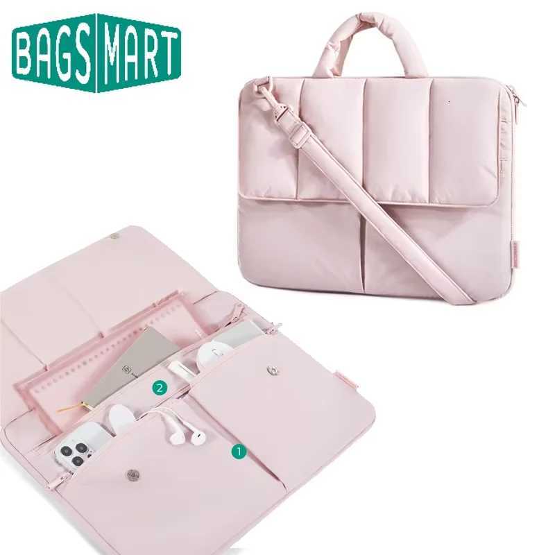 BAGSMART 156 Inch Laptop bag for MacBook Air/Pro Shockproof Water Resistant Notebook Pouch Laptop Cover Sleeve CompatibleT251212