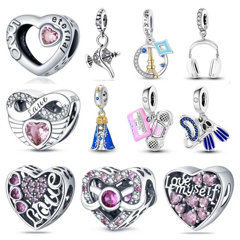 Rantic Classic 925 Sterling Sier wer Shed Pendant Beads Suitable For Bracelet DIY Exquisite Jewelry Gifts Y251212