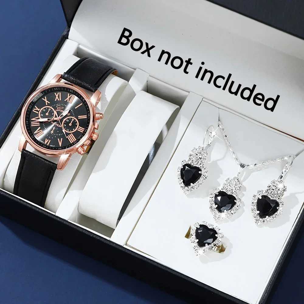 1set-Fashionable Womens Watch ornaments Accessory Set Fashionable Quartz Watch - Suitable for Gift Giving and Daily Wearing Y251212