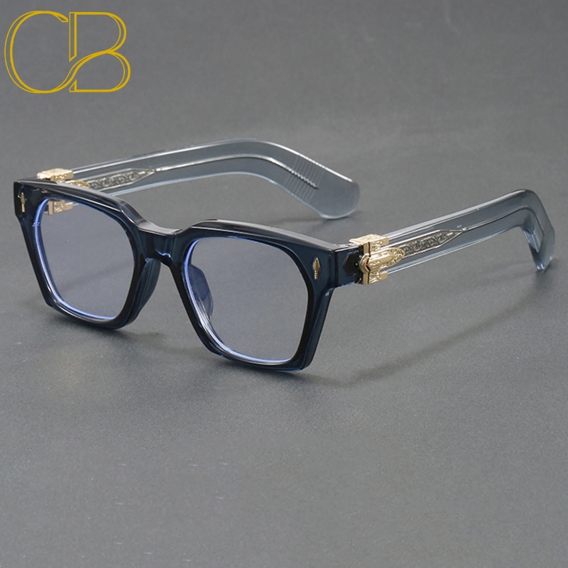 Cat Eye Optical Glasses Women Anti Blue Light for Computer Work Oversized Blue Blocking RX Myopia Prescription Gold Design Office Essentials, CB Fashi