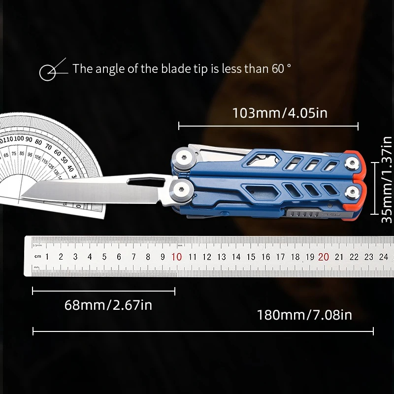 Car-mounted Folding Tool Pliers Multi-functional Plier Outdoor Multi-purpose Camping Set Knife Portable - view 7