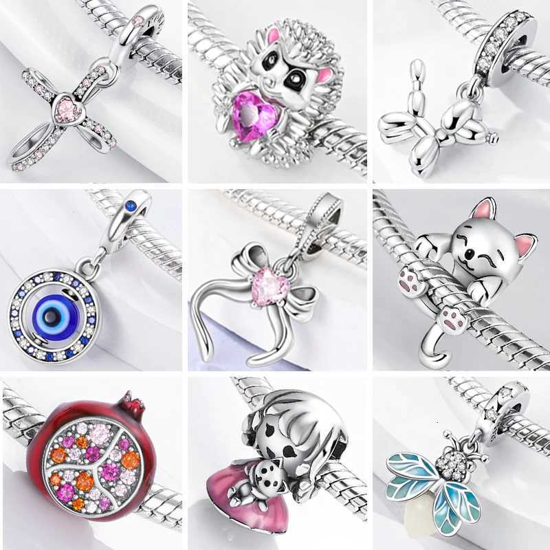 Charms 2025 Hot Ss 925 Sterling Sier Charms Beads for Pendants Bracelets Charms Dangle DIY Jewelry Gift Y251212