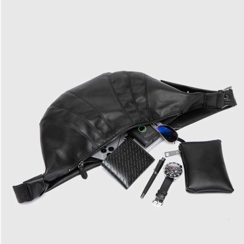 New Dumpling Crossbody Bag Men Fi Croissant Mens Crossbody Bag Luxury Soft Leather Shoder Bags M Large Capacity Hobos Y251211