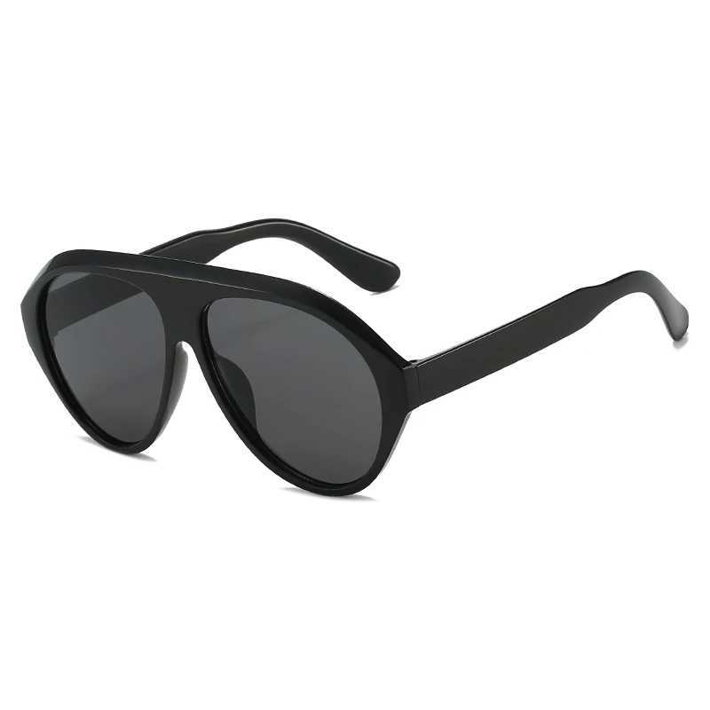2024 New Fashion Oval Luxury Brand Cycling Sunglasses for Women Men Retro Oversized Sun Glasses Trending UV400 Eyeglasses G251212