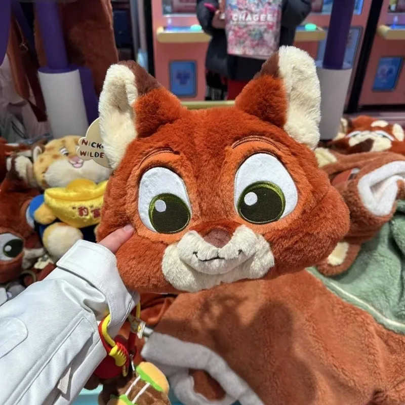 Disney Kawaii Zootopia Cartoon Crossbody Bag Judy Nick Big Headed Bag Crossbody Plush Bag for Cosplay Costumes Accessories Gift H251212