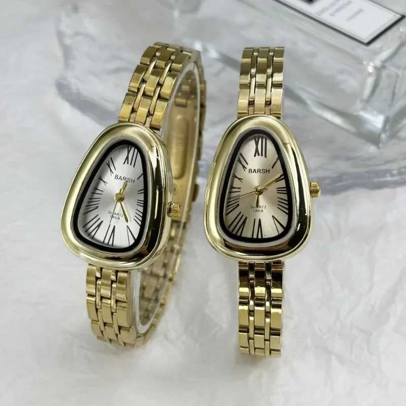 Famous Brand Women Irregular Snake Head Dial Quartz Watch Luxury Stainless Steel Strap Wristwatch Gift Montre Femme Dropshipping Y251212