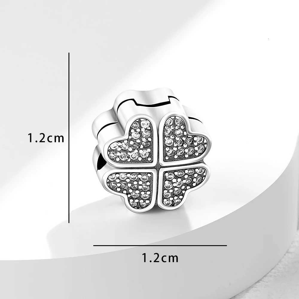 2026 925 Sier Positioning buckle Clip Charm MoonStar Beads Fit Bracelet Charm Wen DIY Jewelry Gift Y251212