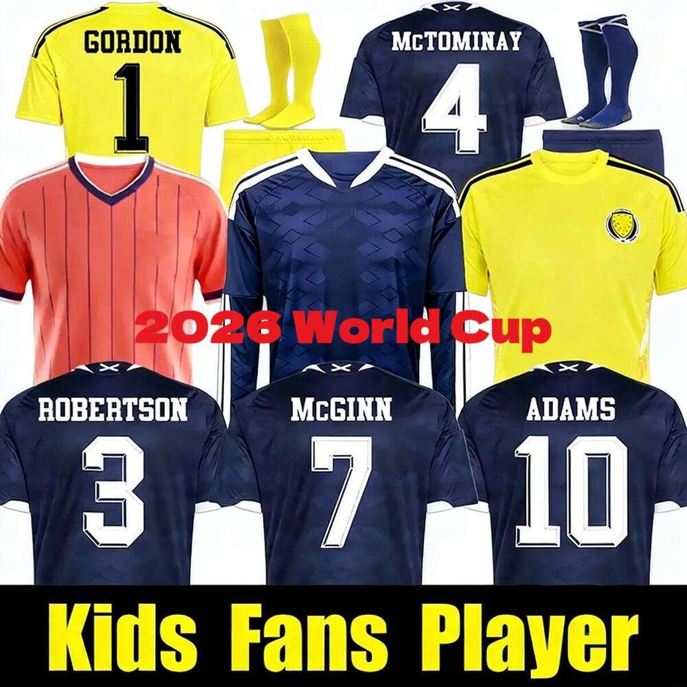 scotland World Cup 2026 Scotland Football Shirt top Soccer Jerseys ROBERTSON Mctominay Mcgregor SHANKLAND MCGREGOR Maillot Goalkeeper Woman Kids Kits Set Unifrom