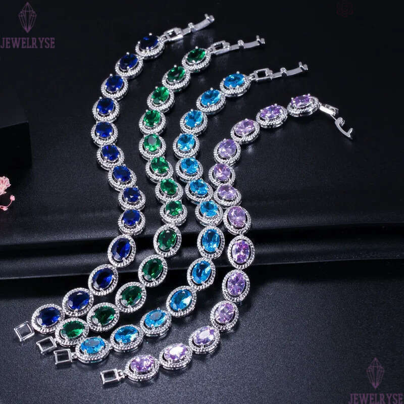 elegant luxury tennis Bracelet for woman pink champagne finish high quality cubic zirconia perfect wedding and engagement accessory charm bracelets gi