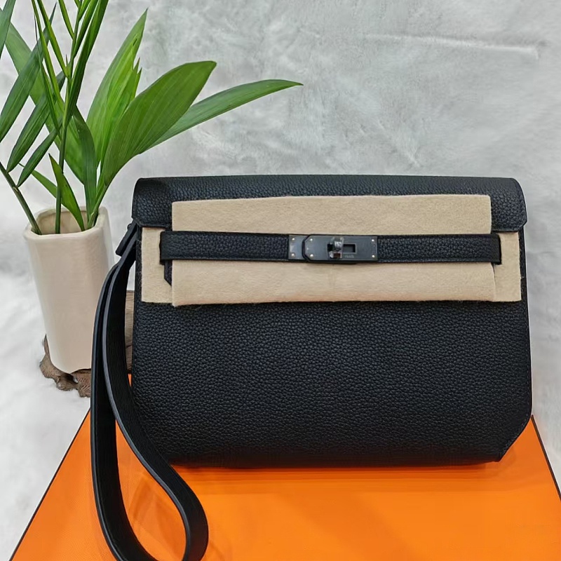 designer bag men Luxury cowhide handbag designer style fashionable single-shoulder men's and women's underarm bag with strap gift box