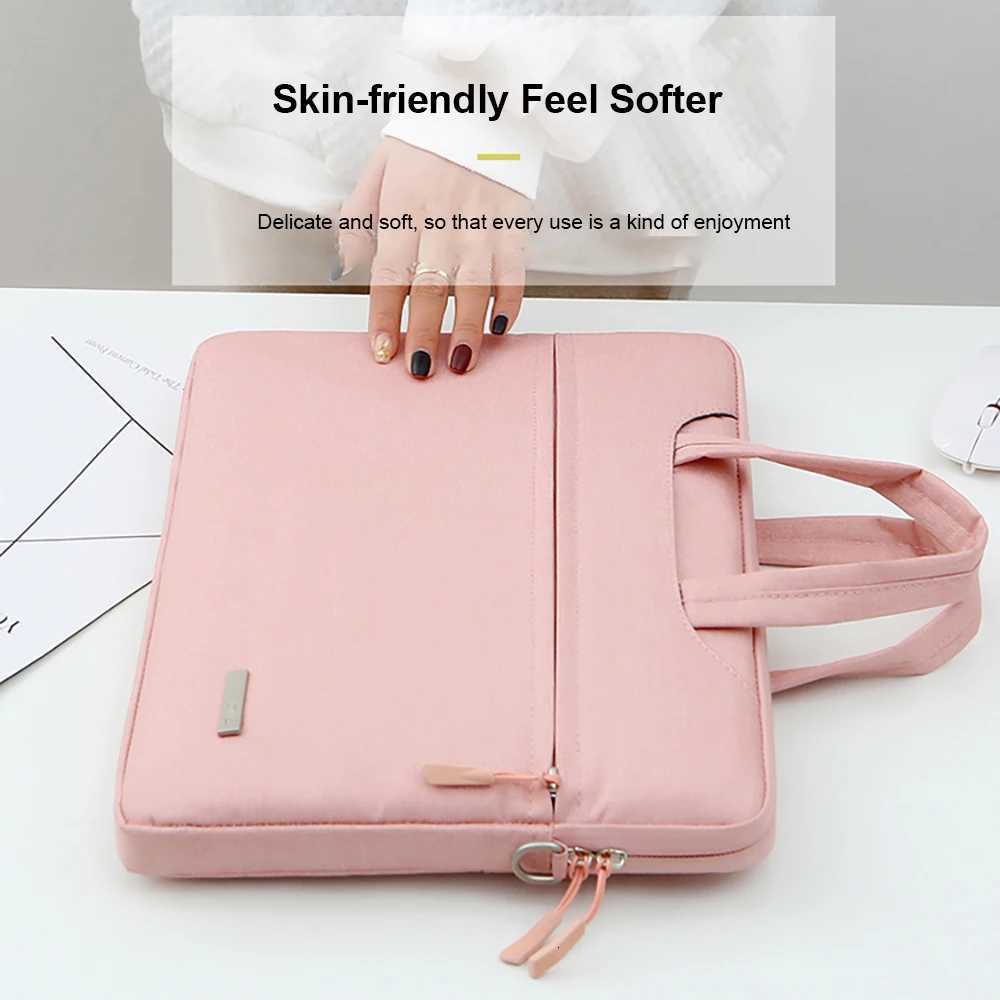 Laptop Bag Sleeve Case 12 133 156 14 inch Shoulder Notebook bag For Macbook Air Pro M1 Lenovo Dell Huawei handbag BriefcaseT251212
