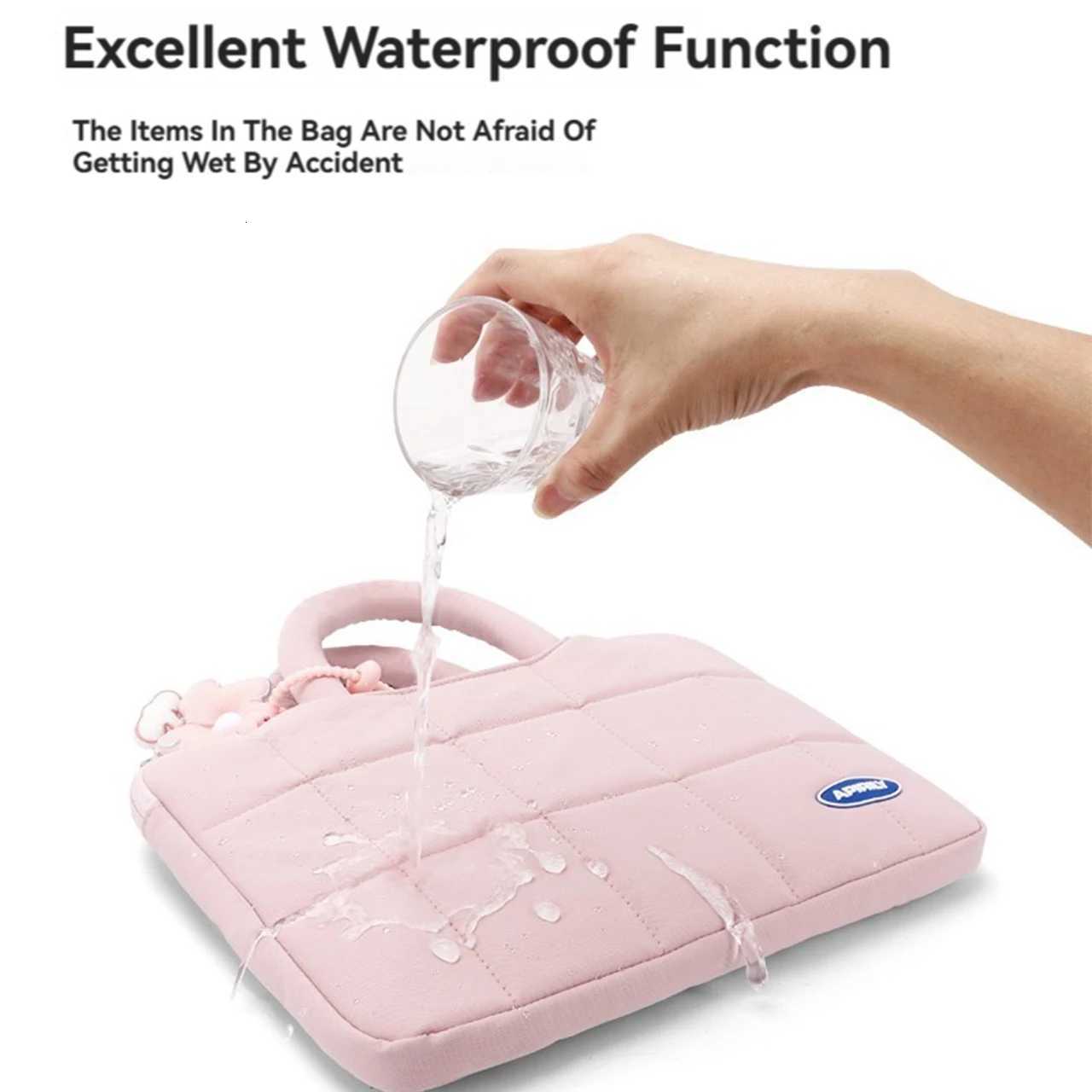 Laptop Bag 133 14 15 156 inch Briefcase Cover For MacBook Air Pro Xiaomi Huawei ASUS Notebook Case Men Women Portable HandbagT251212