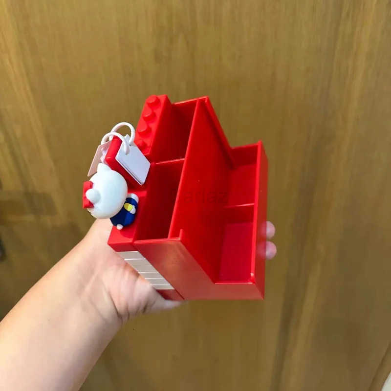 Sanrio Hellokitty Anime Around Cute Cartoon Educational Toy Assembled Building Block Kawaii Perpetual Calendar Desk Calendar Diy Gifts H251212