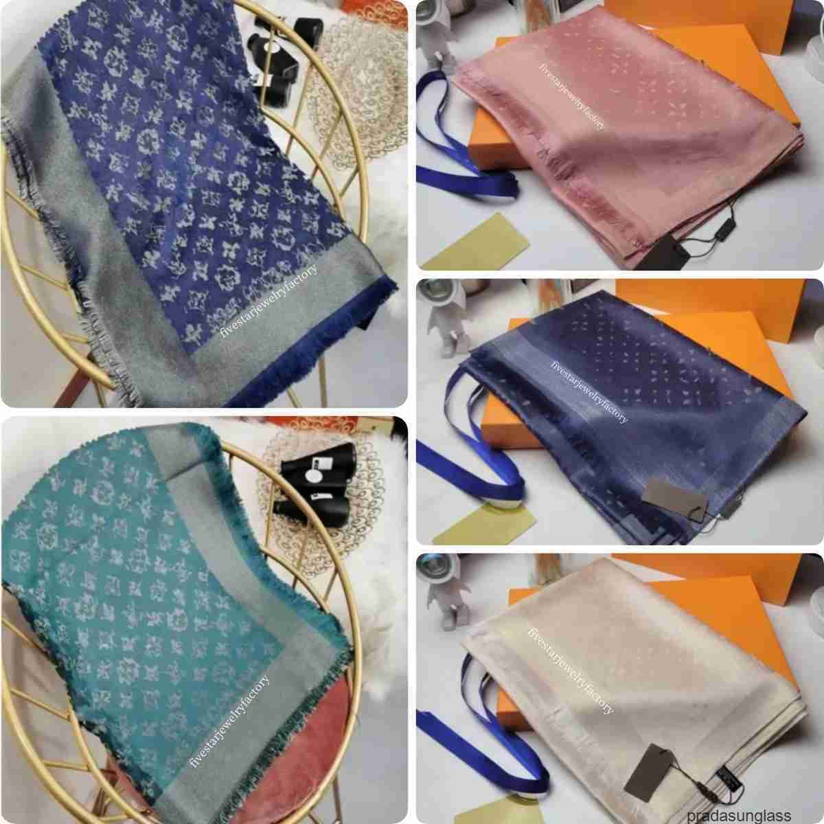 hot scarf designer luxury cashmere high quality thick shawl women silk fashion long louis vouitton lv lvt vuittonly winter warm pashmina wraps with tassel bufan H4KD