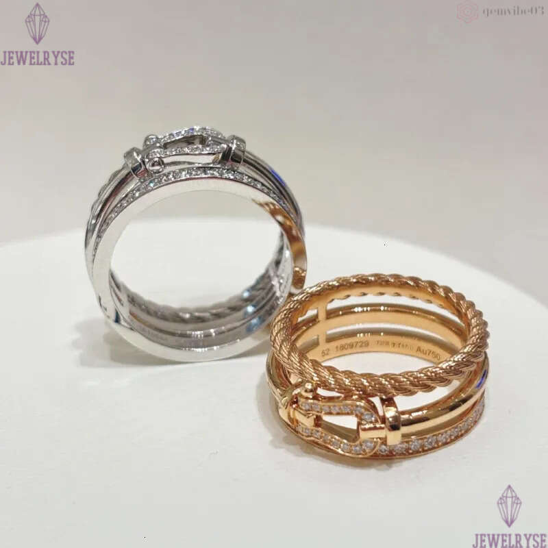 2025 new 18k rose gold luxury retro vintage ring for women mens top grade silver shine crystal diamond spring lover couple rings jewelry